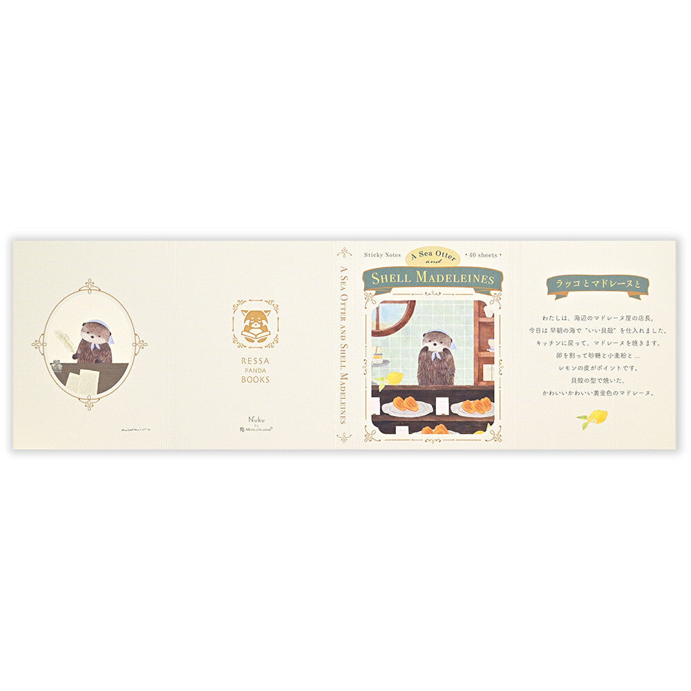 NB Storybook Sticky Notes - Sea Otter with Madeleine