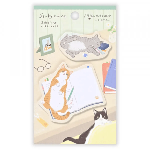 NB Sticky Notes - Nyantomo Series - Playful Cats