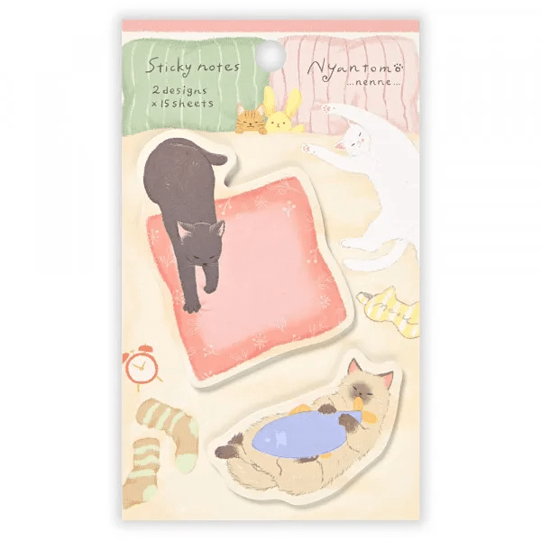 NB Sticky Notes - Nyantomo Series - Sleepy Cats