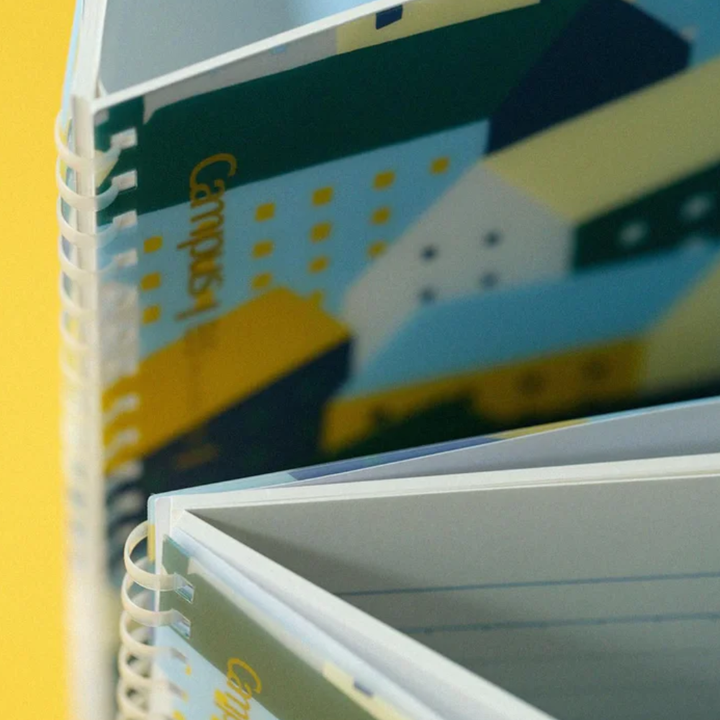 SOU.SOU x Kokuyo A5 Soft Ring Notebook - Northern Countries Pattern