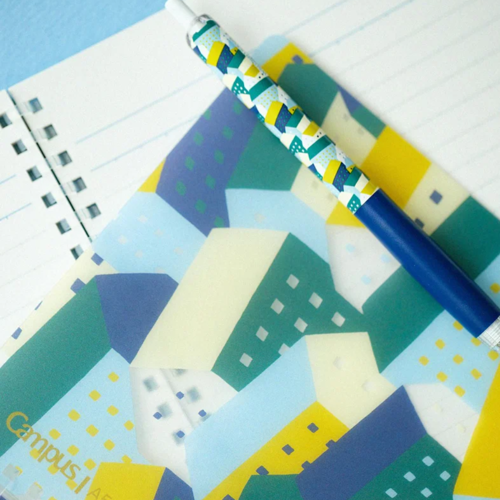 SOU.SOU x Kokuyo A5 Soft Ring Notebook - Northern Countries Pattern