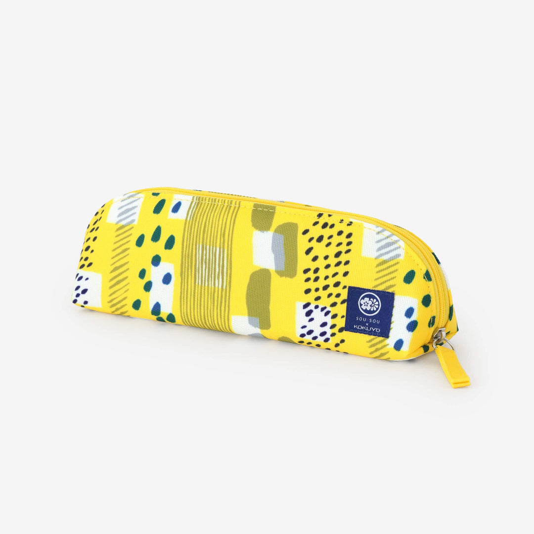 SOU.SOU x Kokuyo Pencil Case - "Alley" Patterned Print