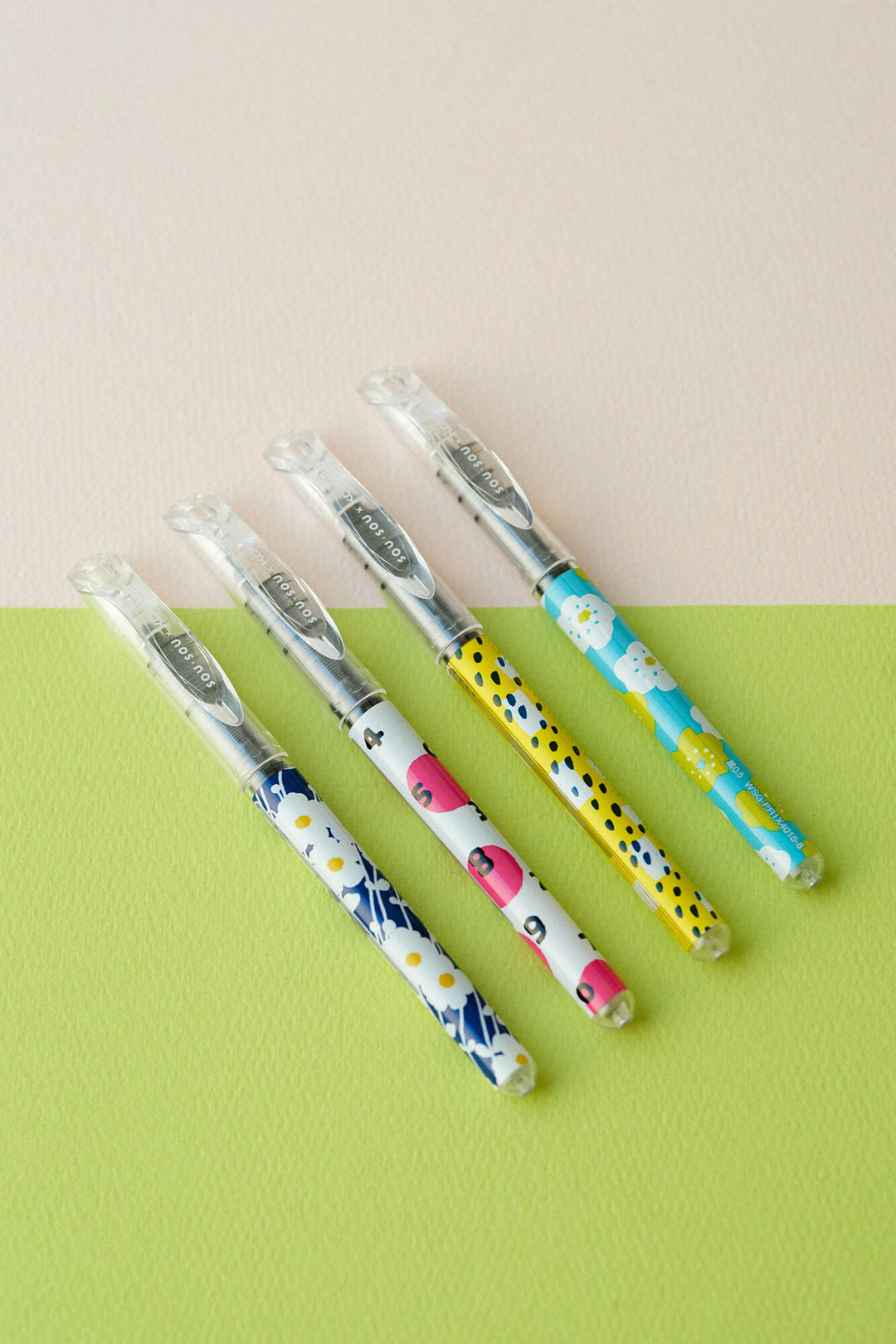 SOU.SOU x Kokuyo 0.5mm Roller Pen - "Alley" Patterned Print