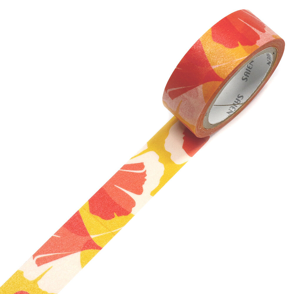 Kamiiso SAIEN x Common Modern Washi Tape - Ginkgo Leaf