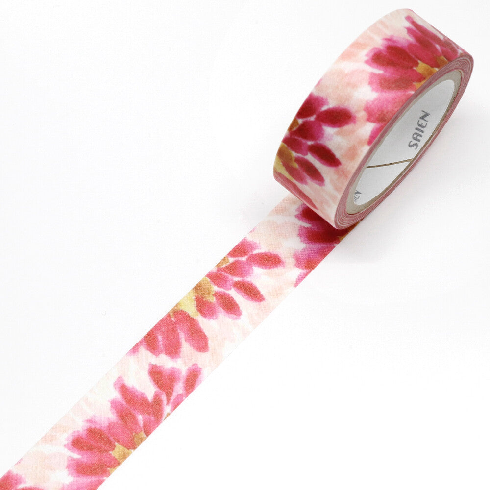 Kamiiso SAIEN x Iriya Washi Tape - Peonies