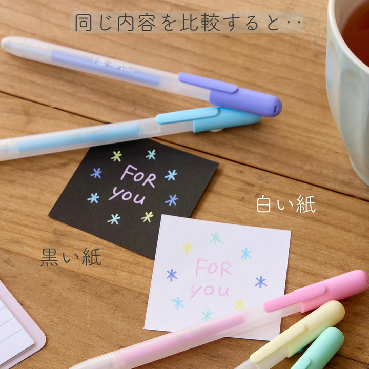 Sakura Sugar Ballpoint Gel Pen Set - 5 Pastel Colours