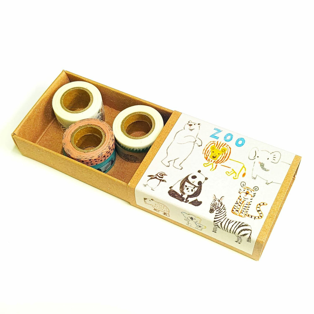 Shinzi Katoh Washi Tape - Mini Box Set - Zoo