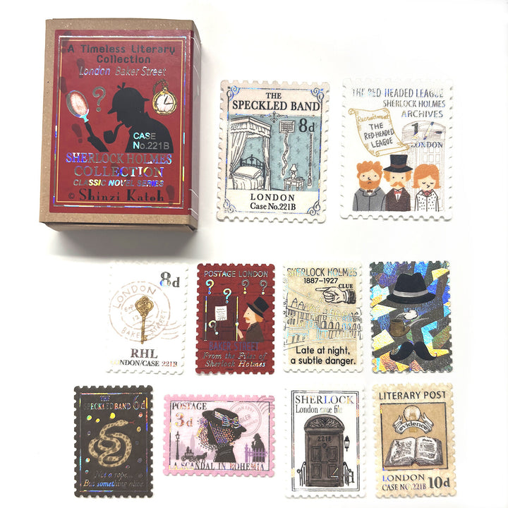 Shinzi Katoh Flake Stickers - Sherlock Holmes