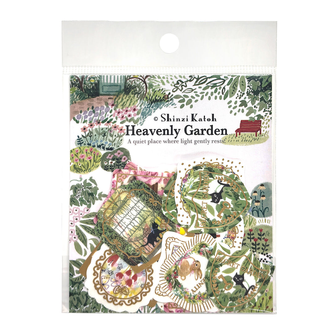 Shinzi Katoh Flake Stickers - Garden
