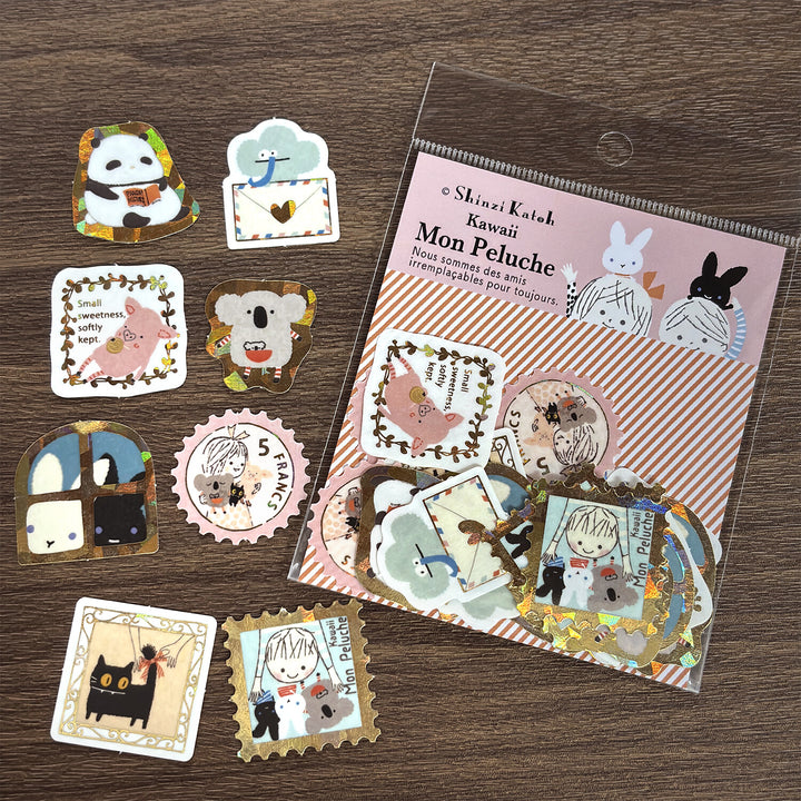 Shinzi Katoh Flake Stickers - Kawaii Mon Peluche