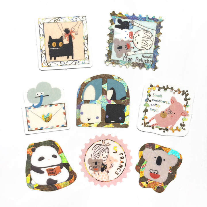 Shinzi Katoh Flake Stickers - Kawaii Mon Peluche