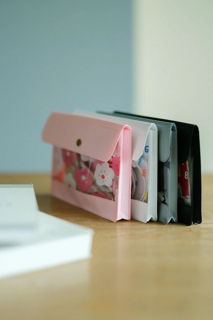 SOU.SOU x PHP Accessory Pouch - Black Cat Design
