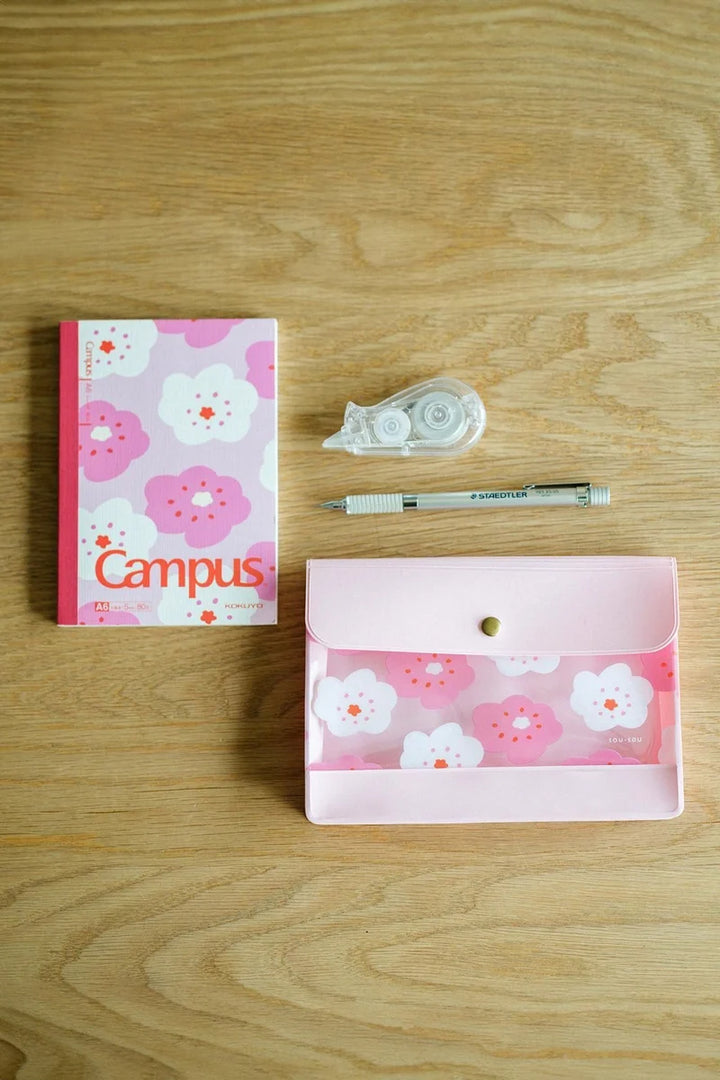 SOU.SOU x PHP Accessory Pouch - Sakura Design