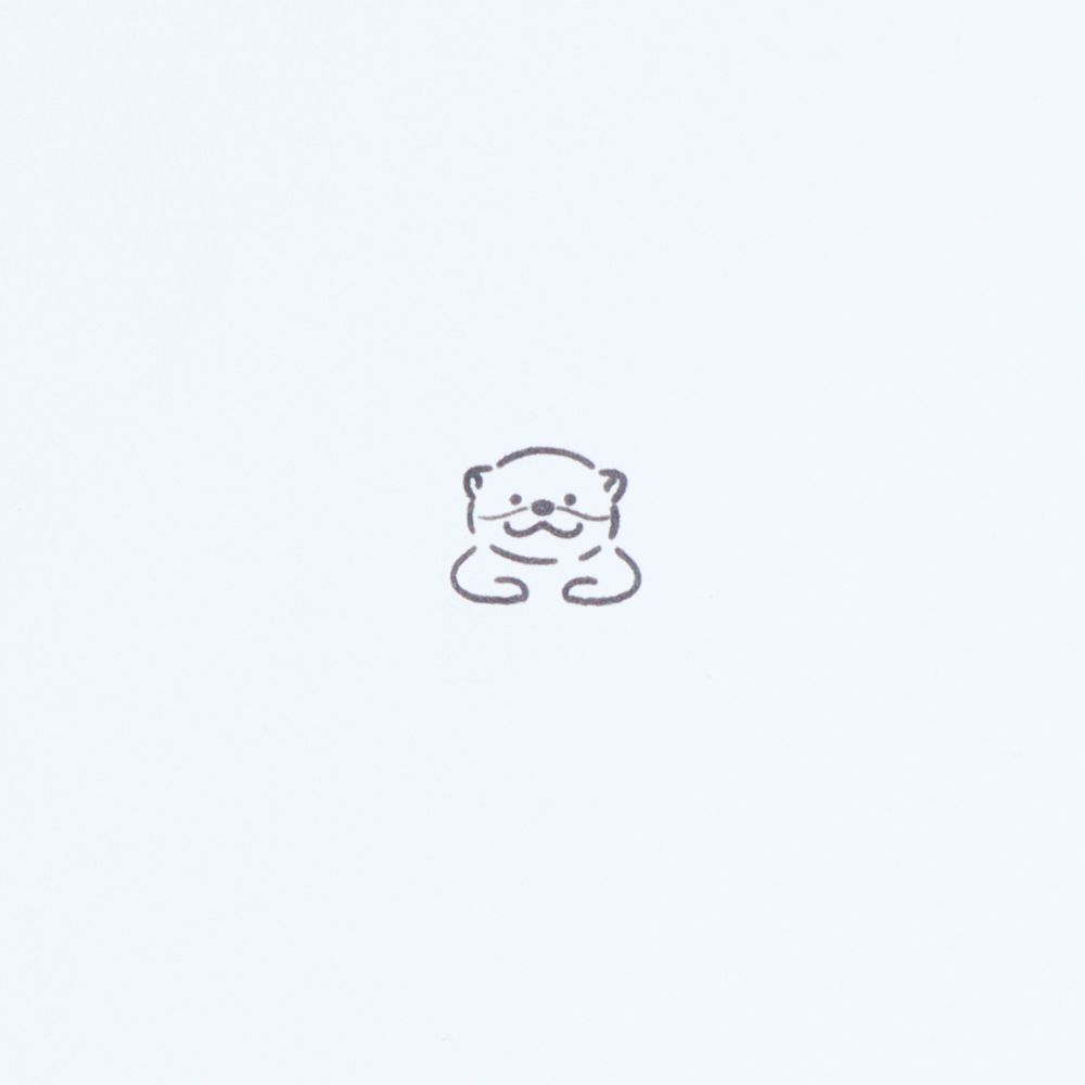 Sun-Star Peekaboo Self-Inking Stamp Set - Otters