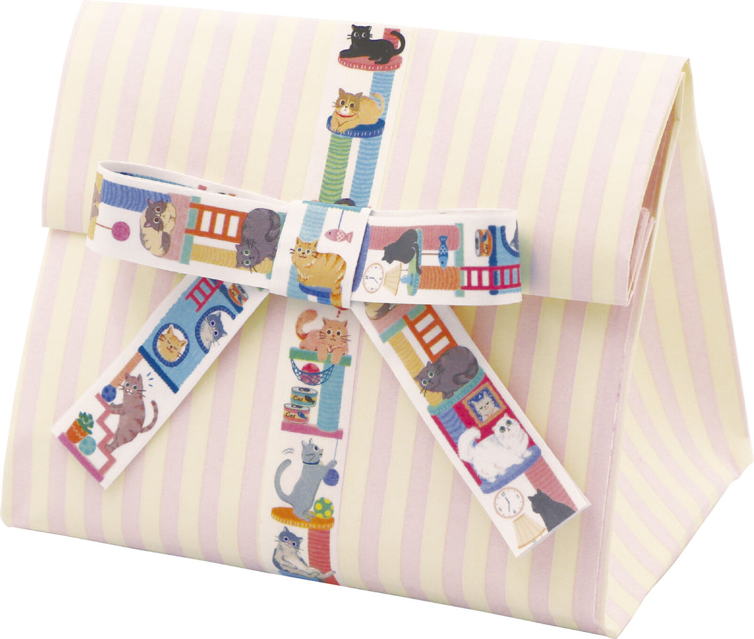 World Craft Vertical Washi Tape - Cat Tower