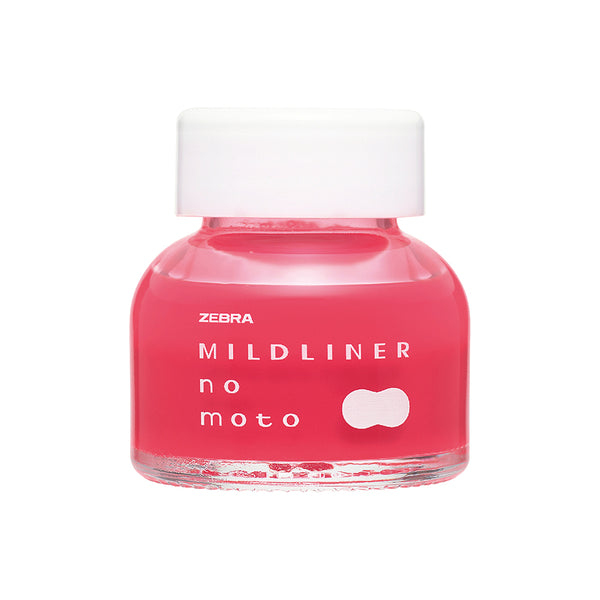 Zebra Mildliner-No-Moto Ink Bottle 10ml - Mild Coral Pink