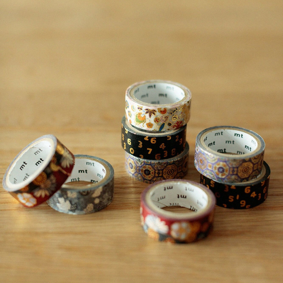 MT x SOU.SOU Kyoto Washi Tape - Gold Foil Stamped - Tori (Bird)