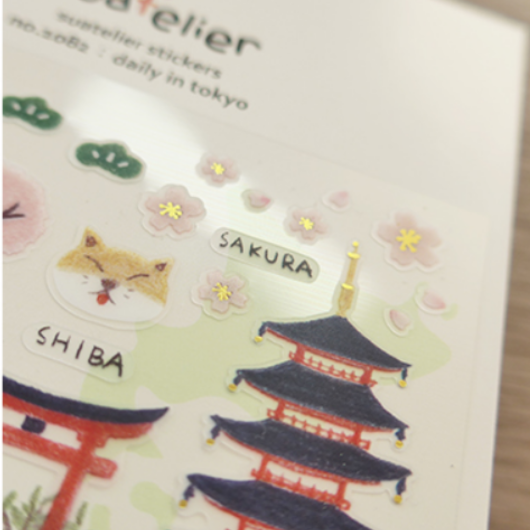 Suatelier Sticker Pack - Daily in Tokyo #1082