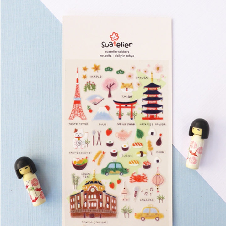 Suatelier Sticker Pack - Daily in Tokyo #1082
