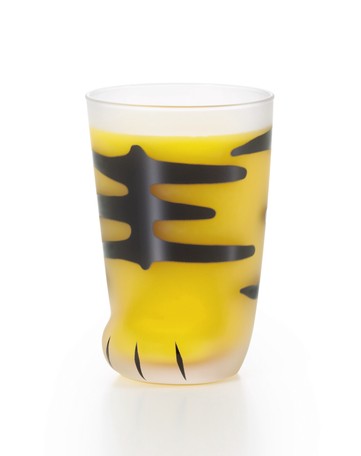 Coconeco Cat Paw Glass - Black Tiger Pattern Cat