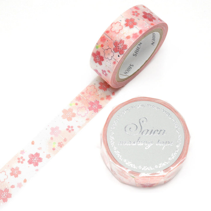 Kamiiso SAIEN Washi Tape - Pink Sakura