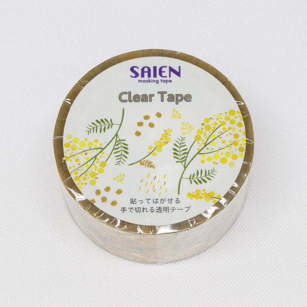 Kamiiso SAIEN Clear Masking Tape - Mimosa