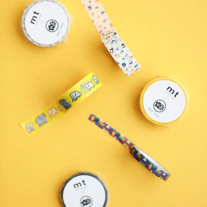 MT x SOU.SOU Kyoto Washi Tape - Kitanokuni (Extra thin 7mm)