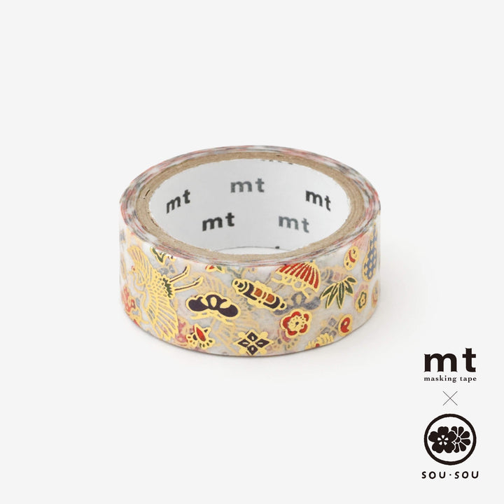 MT x SOU.SOU Kyoto Washi Tape - Gold Foil Stamped - Iyasaka