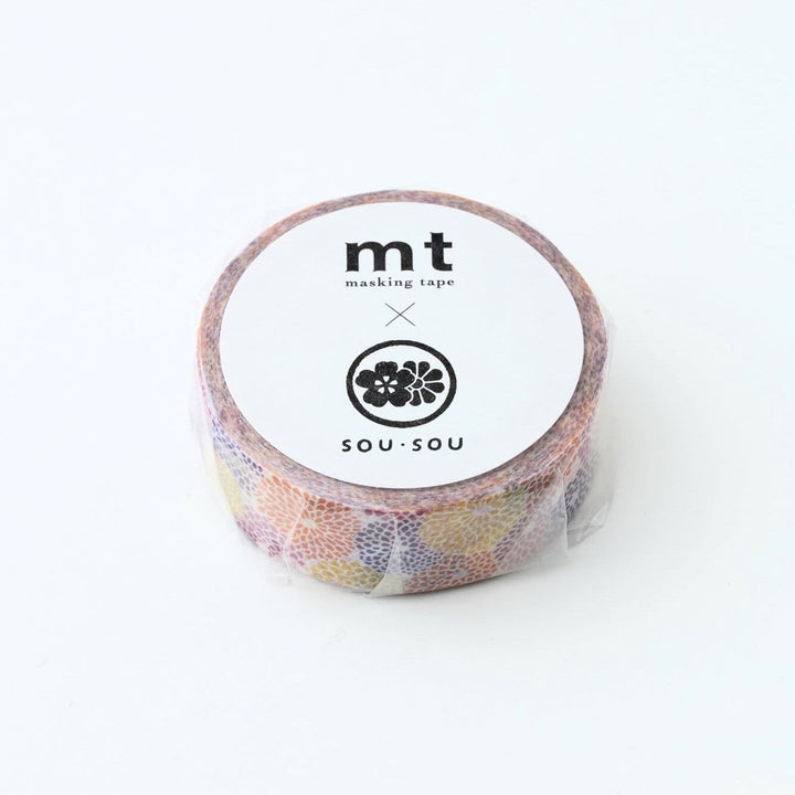 MT x SOU.SOU Kyoto Washi Tape - Kiku Zukushi (Chrysanthemum)