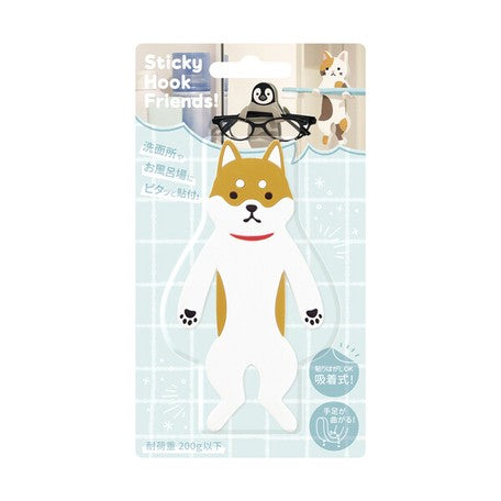 Japan Sticky Hook Friends - Shiba Inu