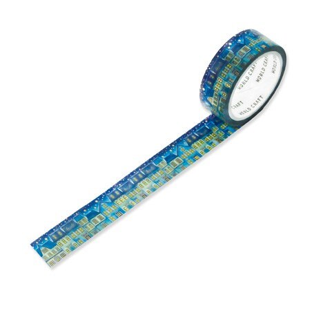 World Craft Glitter Washi Tape - Night Town