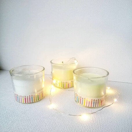 World Craft Glitter Washi Tape - Candles