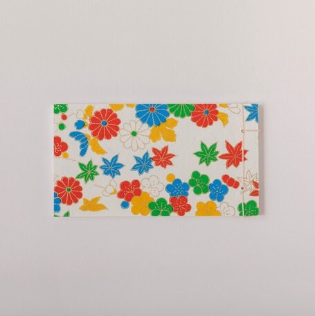 Shogado Watoji Yuzen Memo Pad - Bright Colours #16 (Made in Kyoto, Japan)