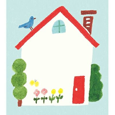 Furukawa Paper Works - Watashi Biyori Memo Pad - Home with Cats