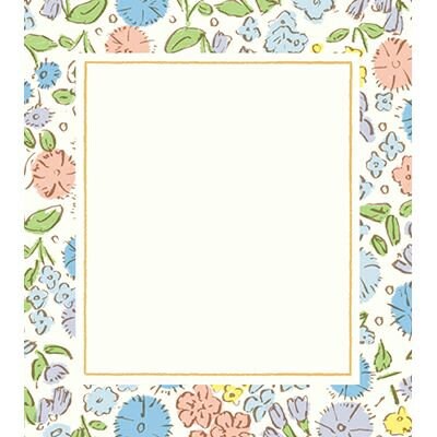 Furukawa Paper Works - Watashi Biyori Memo Pad - Flowers