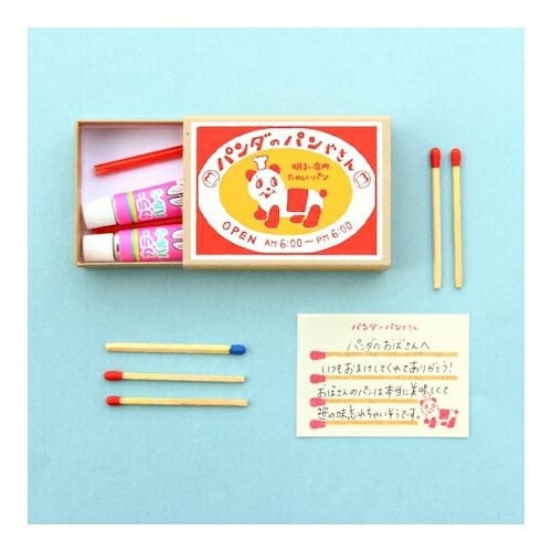 Furukawa Paper Works - Retro Match Box Mini Note Paper - Panda