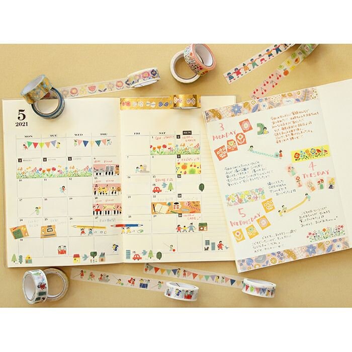 Furukawa Paper Works - Washi Tape - Flower Garden