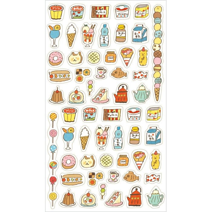 Furukawa Paper Works - Sticker Pack - Sweets & Drinks