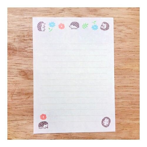 Furukawa Paper Works - Hanko Letter Set - Hedgehogs