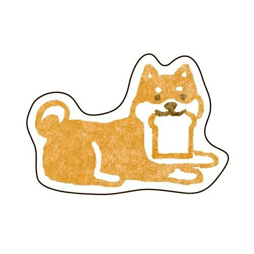 Furukawa Paper Works - Flake Stickers - Shiba Inu