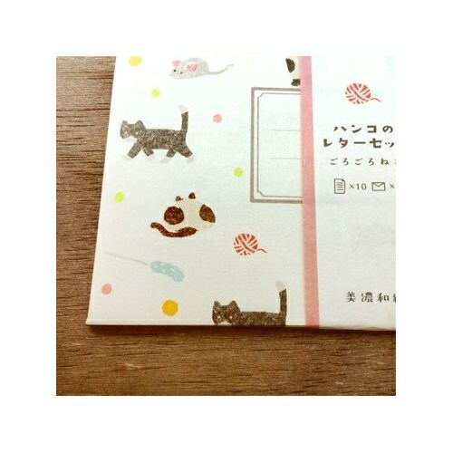 Furukawa Paper Works - Hanko Letter Set - Cats