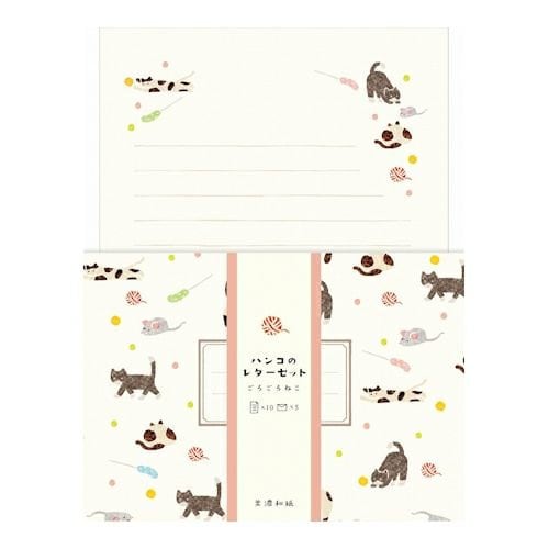 Furukawa Paper Works - Hanko Letter Set - Cats