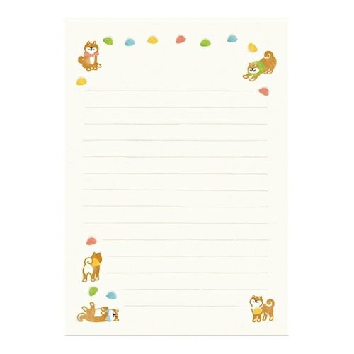 Furukawa Paper Works - Hanko Letter Set - Shiba Inu