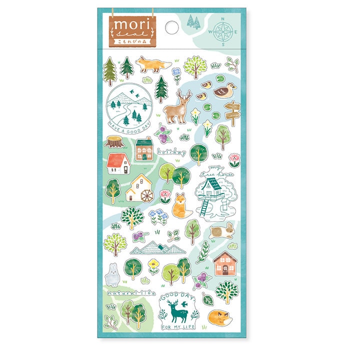 Mind Wave Sticker Pack - Komorebi no Mori - Forest in Summer Dappled Sunlight