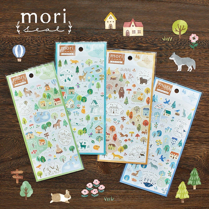 Mind Wave Sticker Pack - Soyokaze no Mori - Forest in Spring Breeze