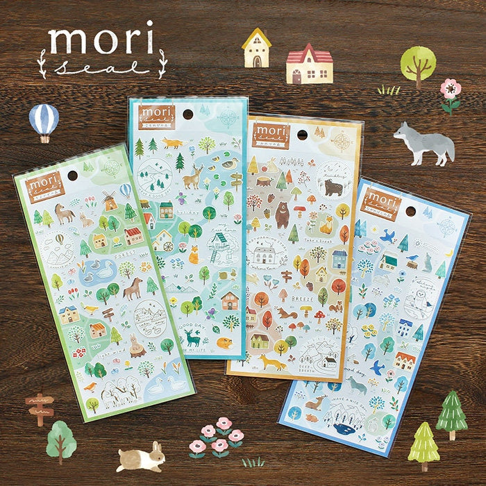 Mind Wave Sticker Pack - Komorebi no Mori - Forest in Summer Dappled Sunlight