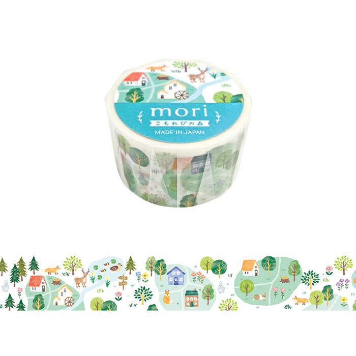 Mind Wave Washi Tape - Komorebi-no-Mori - Forest in Summer Sunlight