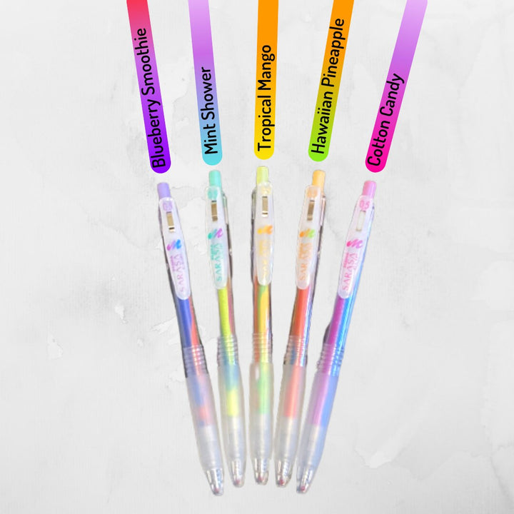 Zebra Sarasa Clip Marble Gel Pens 0.5mm - Individual Colours