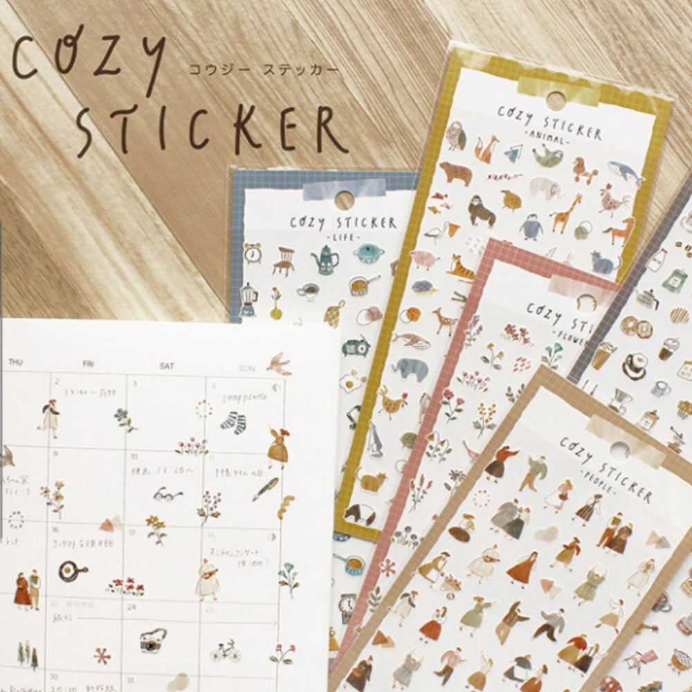 Mind Wave Sticker Pack - Cosy Series - Flowers