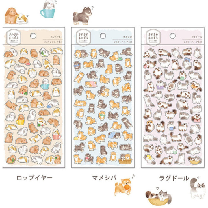 Mind Wave - Sticker Pack - Cute Ragdoll Cats